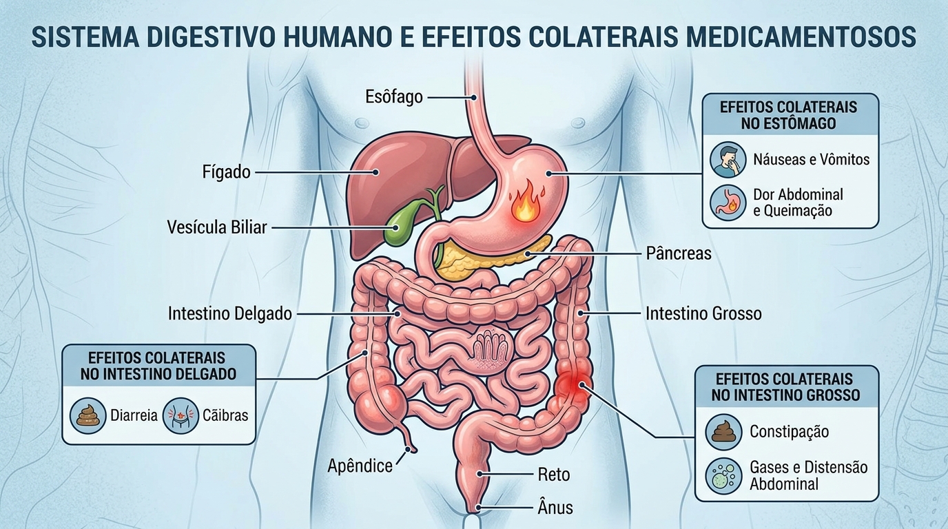 Principais efeitos adversos