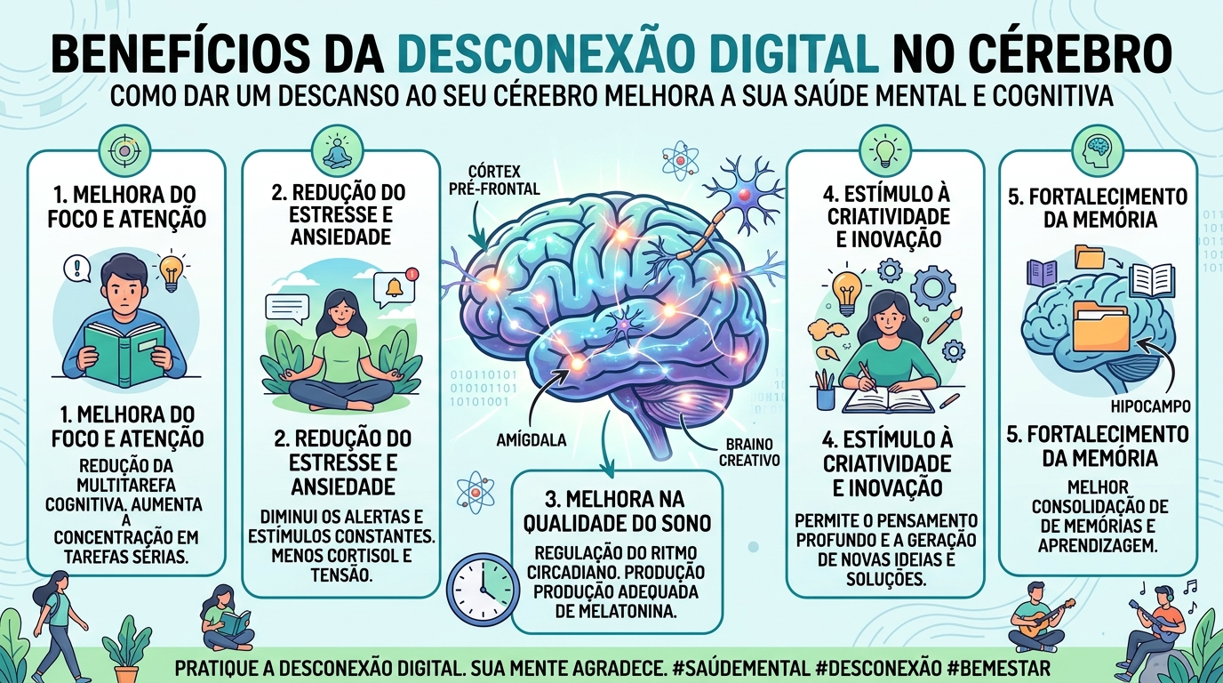 Benefício do descanso cerebral