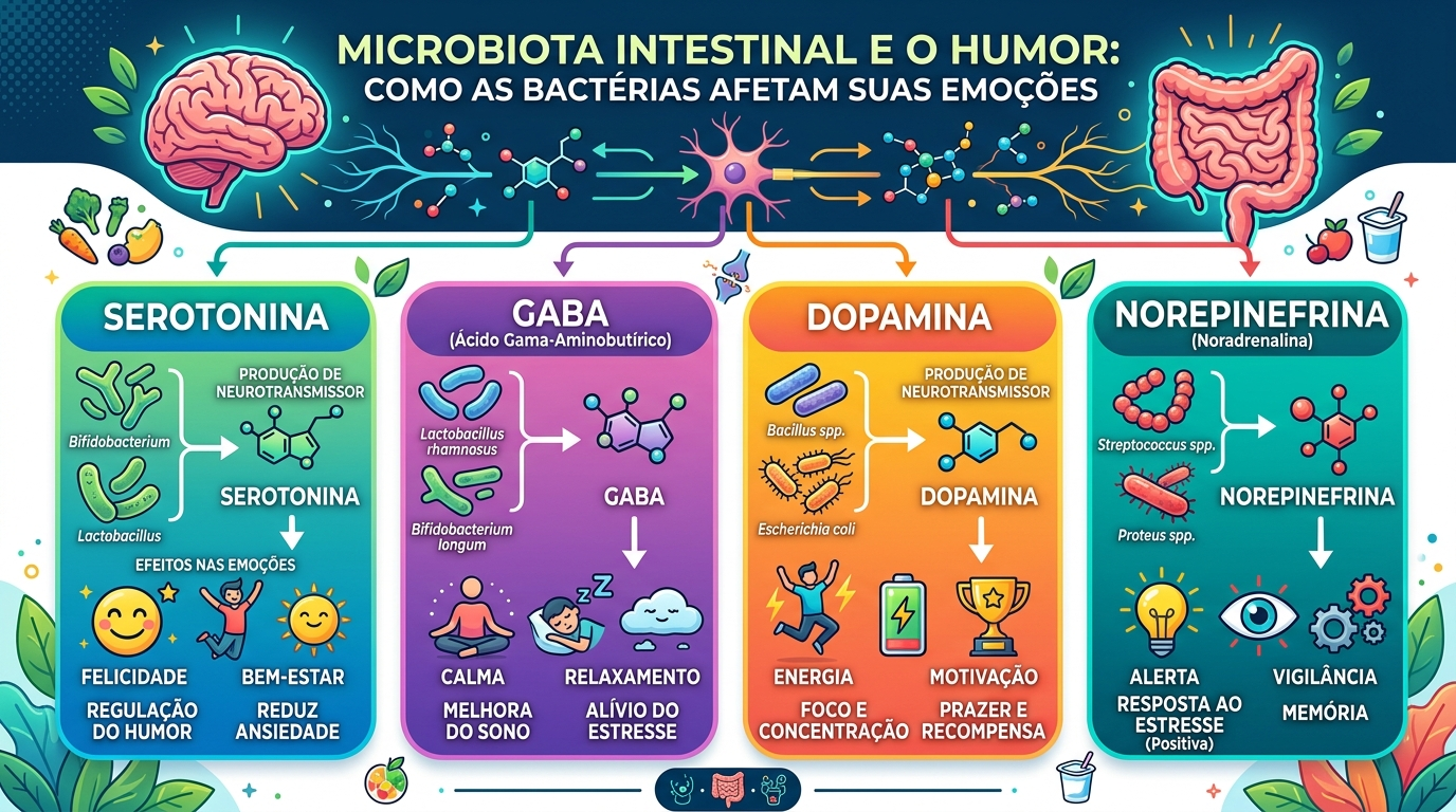 Microbiota e neurotransmissores